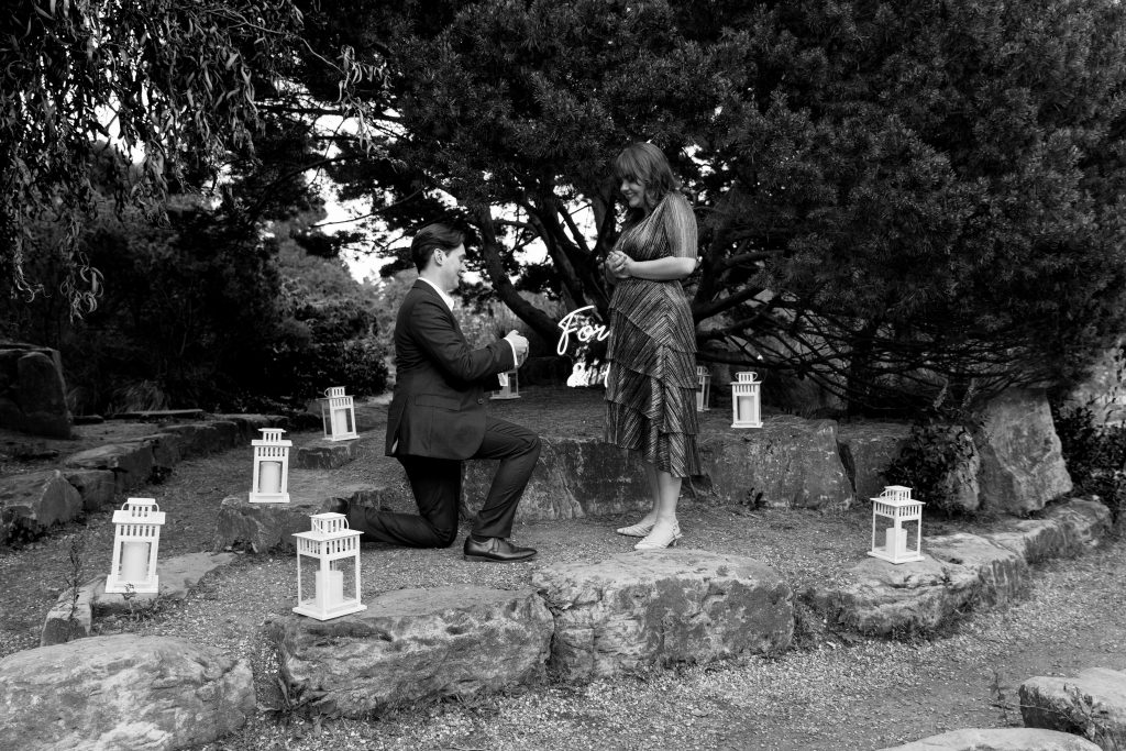 Chris proposing to Neave